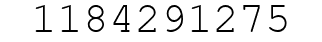 Number 1184291275.