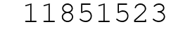 Number 11851523.