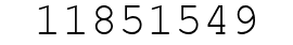 Number 11851549.
