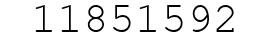 Number 11851592.
