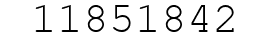 Number 11851842.