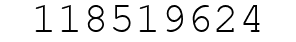 Number 118519624.