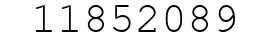 Number 11852089.