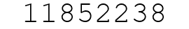 Number 11852238.