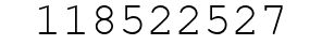 Number 118522527.