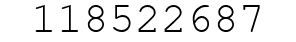 Number 118522687.