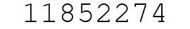 Number 11852274.
