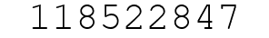 Number 118522847.