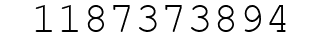 Number 1187373894.