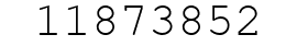 Number 11873852.