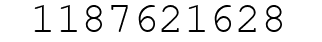 Number 1187621628.