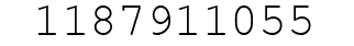 Number 1187911055.