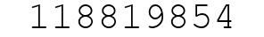 Number 118819854.