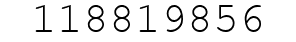 Number 118819856.