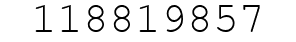 Number 118819857.