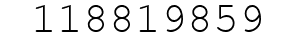 Number 118819859.