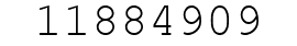 Number 11884909.