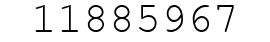 Number 11885967.