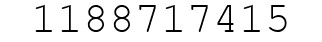 Number 1188717415.