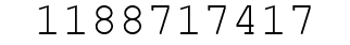 Number 1188717417.