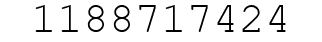 Number 1188717424.