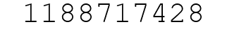 Number 1188717428.