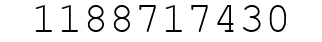 Number 1188717430.