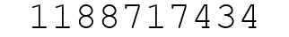 Number 1188717434.