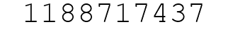 Number 1188717437.