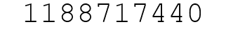 Number 1188717440.