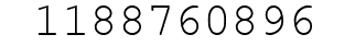 Number 1188760896.
