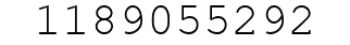 Number 1189055292.