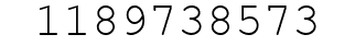 Number 1189738573.