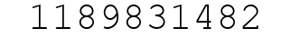 Number 1189831482.