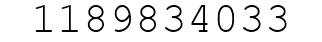 Number 1189834033.
