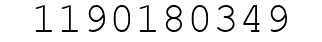 Number 1190180349.