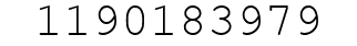 Number 1190183979.