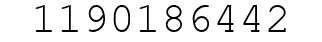 Number 1190186442.