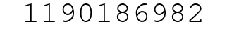 Number 1190186982.