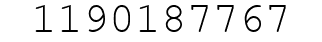 Number 1190187767.