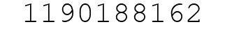 Number 1190188162.