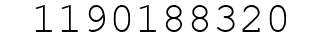 Number 1190188320.