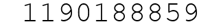 Number 1190188859.