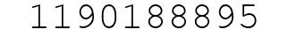 Number 1190188895.