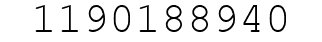 Number 1190188940.