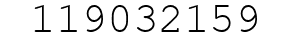 Number 119032159.