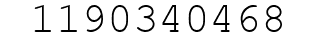 Number 1190340468.