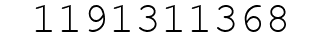 Number 1191311368.