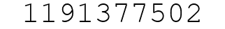 Number 1191377502.