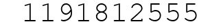 Number 1191812555.